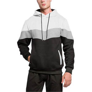 ชุดวอร์มลำลองผู้ชายแบบสองชิ้น เสื้อแจ็คเก็ตและกางเกงขายาว ชุดกีฬาฤดูหนาว - Product Image 4