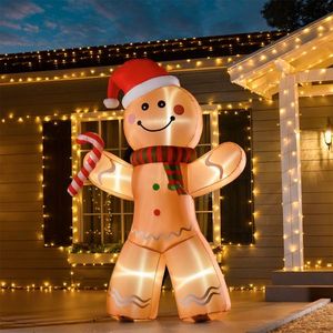 Christmas Snowman <b>Inflatable</b> Outdoor Holiday Yard Decorations Festive Christmas Decor for Your Home or <b>Garden</b> - Product Image 1