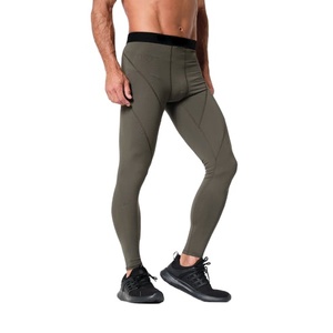 Collants de compression pour hommes en coton et fibre de bambou 240 GSM, soutien musculaire, respirants, antibactériens, taille élastique, pour la gym - Product Image 6