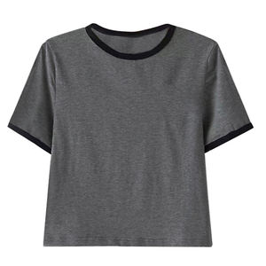 เสื้อยืดครอปท็อปผู้ชายแขนสั้นพิมพ์ลายผ้าฝ้ายสไตล์ใหม่ปี 2026 ออกแบบได้ตามต้องการ ระบายอากาศได้ดี - Product Image 4