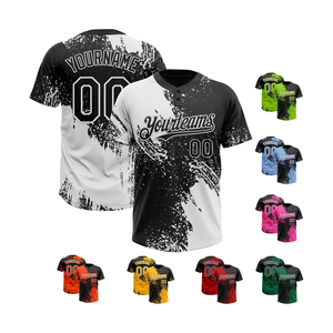 Camiseta de Béisbol Personalizada al por Mayor con 2 Botones, Uniforme de Equipo por Sublimación OEM ODM, Ropa Deportiva Transpirable de Secado Rápido, Fabricante - Product Image 4