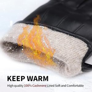 Unisex Man Woman Solid Color Sheepskin Latex Fetish <b>Gloves</b> 5 Toes Touchscreen Daily Party Short <b>Long</b> Leather <b>Gloves</b> Custom Logo - Product Image 5