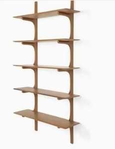 Modern <b>Square</b> Wooden Adjustable <b>Floating</b> Wall <b>Shelf</b> Single Tier Non-Folding Flexible Design for Flower Pots - Product Image 2