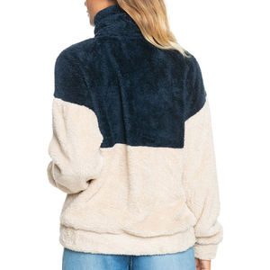 Nouvelle arrivée : veste en polaire sherpa pour femme, hiver, temps froid, fermeture à demi-zip, pull en sherpa - Product Image 5