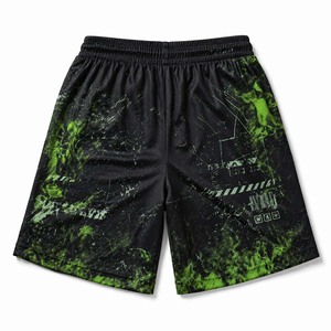 Pantalones Cortos Deportivos Toxic Green Smoke Esports, Malla de Poliéster Premium Sublimada, Ropa Deportiva Atlética - Product Image 3
