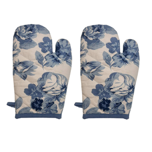 Hot Sale High-Temperature Resistant Cotton Printed <b>Kitchen</b> Gloves Oven Mitts with Anti-Scalding Feature - Product Image 5