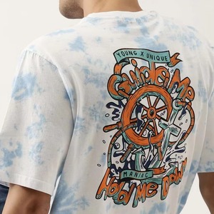 Camisetas con Lavado Ácido Más Vendidas en Línea, Nueva Llegada, Bordado Nuevo 202, Camisetas Extra Grandes con Logotipo Personalizado Impreso - Product Image 4