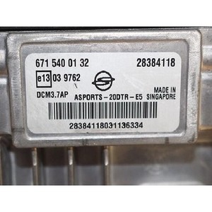 Korando Sports - Unités de commande électroniques et modules informatiques d'occasion 6715400132 - Product Image 6