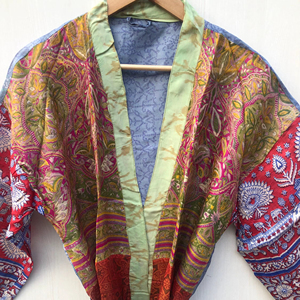 Robe midi élégante à imprimé floral vintage, décontractée, à manches longues, avec taille naturelle, teinte unie, pour femme, robe de nuit - Product Image 1