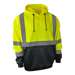 Ropa de Trabajo de Seguridad, Sudadera con Capucha de Alta Visibilidad Reflectante de Poliéster, Cómoda y Transpirable para Hombre, Uniforme de Seguridad - Product Image 1