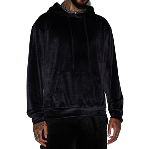 Sweat-shirt à capuche en velours brodé de haute qualité, unisexe, haut à capuche, écologique, vente en gros, couleurs personnalisées, hiver - Product Image 1
