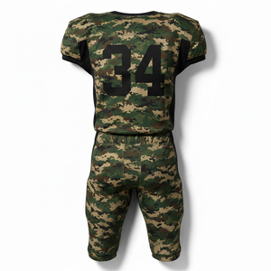 Personalized Sublimation American Football Uniform Custom Team Design Football Jersey <b>Pants</b> Set Professional Apparel Short - Product Image 3