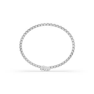 3.31 CARAT Luxeshine Women's Lab Grown Diamond Round Brilliant Cut 14K <b>Solid</b> <b>Gold</b> Bracelet for Party Wedding - Product Image 2