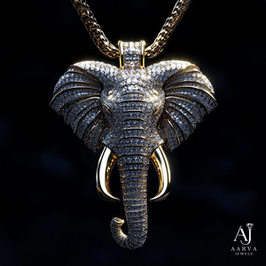 <b>Elephant</b> Charm Pendant Necklace Vintage Zinc Alloy Silver Plated Gold Tone Jewelry for <b>Gift</b> Party - Product Image 5
