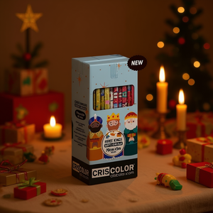 Papier cadeau pour la fête des Trois Rois, 70 cm x 5 m, fournitures de fête - Product Image 3