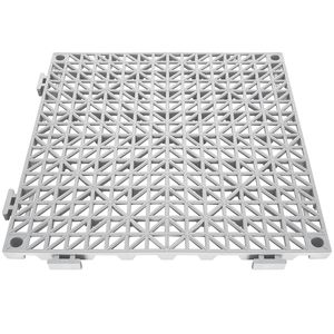 50PCS <b>Interlocking</b> Soft PVC Drainage Floor <b>Tiles</b> 12\" X 12\" Gray Non-Slip Drainage Splicing 50PCS Gray <b>Interlocking</b> <b>Tile</b> - Product Image 4