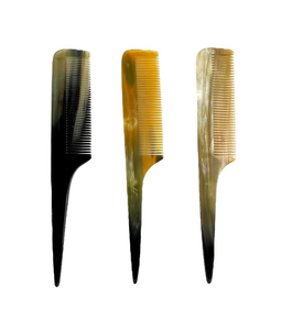 Peigne à cheveux en corne de buffle de qualité supérieure, à dents fines, pour le coiffage quotidien, à prix abordable - Product Image 2