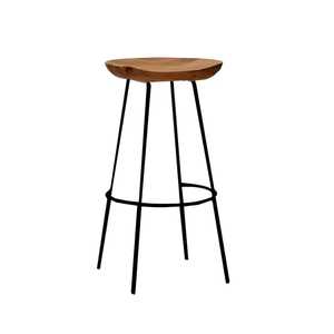 Tabouret de bar de luxe en velours doré avec dossier, chaise de comptoir moderne en acier inoxydable, siège élégant pour îlot de cuisine - Product Image 4