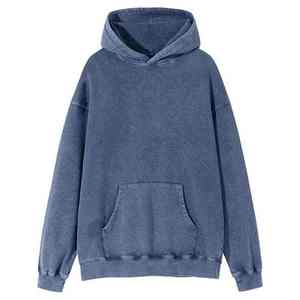 Wholesale Unisex High Quality Plain Blank 100% Cotton Vintage Acid Wash Hoodies Essential Hoodies Manufacturers Clothes - Product Image 4