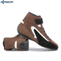 Chaussures de karting DAIZEN STAR INTERNATIONAL - Imperméables, respirantes, légères, semelle extérieure antidérapante en caoutchouc/TPU, cuir véritable