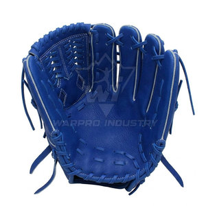 Gants de baseball professionnels en cuir pour jeunes et adultes, pour l'entraînement au softball, pour l'intérieur et l'extérieur du terrain, équipement sportif durable. - Product Image 2