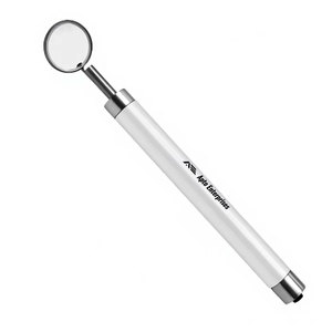 Miroir buccal dentaire de qualité supérieure avec lumière LED, manche blanc, acier inoxydable, examen oral pour dentistes, instruments chirurgicaux - Product Image 2