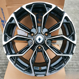 Jantes en aluminium haute performance Jihoo de 14/<span class=keywords><strong>15</strong></span> <span class=keywords><strong>pouces</strong></span> 4x100 noires/gunmetal pour <span class=keywords><strong>Renault</strong></span> - Product Image 3