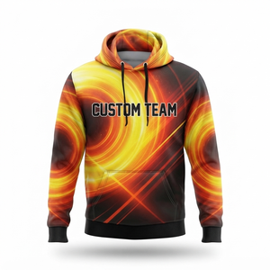 Sweat-shirt à capuche personnalisé pour équipe, sublimation, polyester de qualité supérieure, pour clubs - Product Image 3