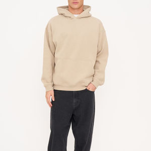 Sudadera con Capucha Oversize de Algodón 100% Personalizada, de Alta Calidad, con Hombros Caídos y Corte Holgado, Bordada, para Hombre, Venta al por Mayor - Product Image 1