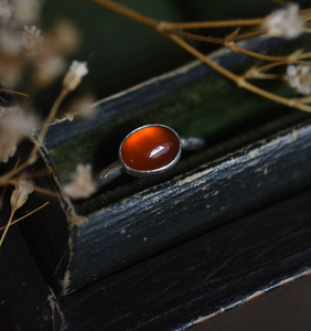 Natural Carnelian Gemstone Handmade <b>Ring</b> Boho Statement Jewelry Healing <b>Crystal</b> <b>Ring</b> Artisan Gift for her - Product Image 3