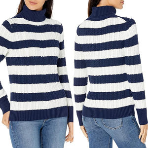 Suéter de Cuello Alto Ligero y Transpirable de Moda para Mujer, 100% Algodón, Corte Clásico, Manga Larga - Product Image 6