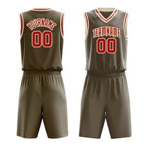 Uniformes de Baloncesto Estampados en Venta, Personalizables con Logotipo/Color, Ropa Deportiva Transpirable para Adultos, Uniformes al por Mayor - Product Image 3