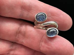 Anillo de Tanzanita Natural en Plata de Ley 925 Hecho a Mano, Talla 6, Anillo con Piedra Preciosa, Elegante Regalo de Joyería para Mujer - Product Image 4