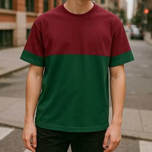 Camiseta '' SOSH 4 '' para Hombre, Camiseta Oversize con Contraste - Product Image 1