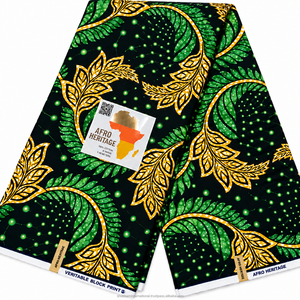 Tela de Alta Calidad con Estampado de Cera Ankara, Textil Africano de Moda para la Confección de Ropa y Vestidos para Mujer - Product Image 3