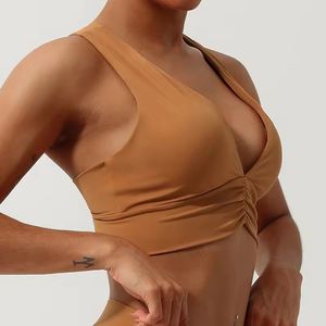 Y-line <b>Straps</b> Breathable Simple Solid Yoga Sports <b>Bra</b> - Product Image 3
