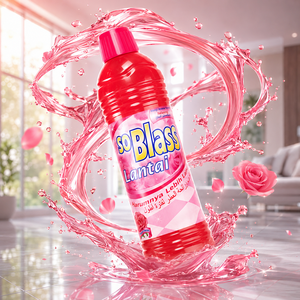 SoBlass Nettoyant pour sols antibactérien écologique 900 ml Liquide à base d'eau Varian Rose - Product Image 3