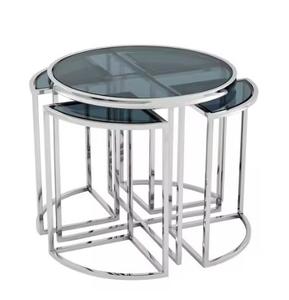 Table basse en métal de haute qualité, moderne, faite à la main, pour salon, extérieur et intérieur, table centrale en métal - Product Image 1