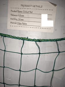 Cricket Net 0.8mm Thickness 50mm Hole Size Hdpe Nylon Material Durable Indoor Sports <b>Netting</b> Waterproof Practice Waterproof Prac - Product Image 6