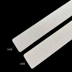 BAFA SURGICAL INSTRUMENTS Lima de uñas curva plateada de doble cara profesional de 9 cm y 100 granos, desechable - Product Image 6