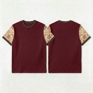 Camiseta de hombre de hombro caído, manga corta, estilo oversize, color liso, de tejido grueso, básica - Product Image 4