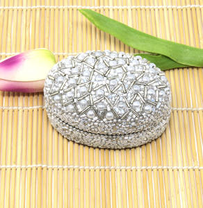 Caja de Joyería Decorativa Hecha a Mano, Decoración India para el Hogar, Caja para Anillos, Aretes, Collares, Caja para Guardar Objetos Pequeños, Mini Pastillero - Product Image 4