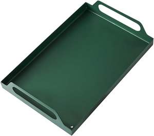 Elegante bandeja de metal para chocolate que aporta sofisticación a mesas de café, áreas de comedor y buffets de fiestas. - Product Image 2