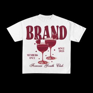 T-shirts sportifs imprimés personnalisés, 100% coton, col rond, coupe ample pour hommes - Product Image 3