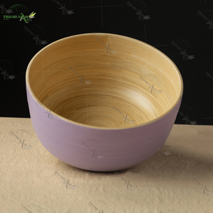 Ensemble de bols de service en bambou filé Alternative verte écologique pour votre cuisine à la maison - Product Image 1