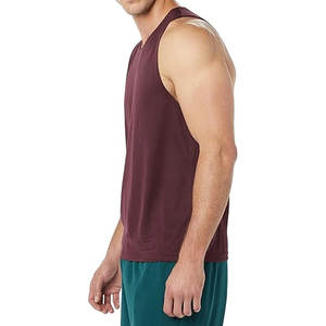 Camisetas sin Mangas Transpirables para Hombre de Secado Rápido con Diseño de Logotipo Personalizado - Product Image 6