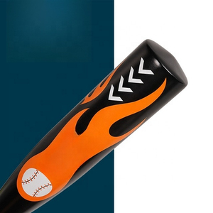 Bate de Béisbol 2026 Negro Naranja Flameado, 2.5 Pulgadas de Diámetro, 28 Pulgadas de Longitud, Bate de Entrenamiento Resistente para Principiantes - Product Image 3