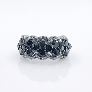Bague de fiançailles et de mariage en diamant naturel rond de 2,43 carats pour femmes, argent sterling 925, bijoux fins, vente en gros - Product Image 2