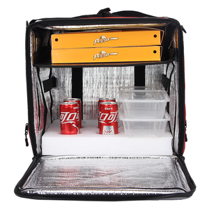 Bolsa Térmica Grande para Entrega de Alimentos con Portavasos, Bolsa Aislante para Pizza, Mochila de Reparto - Product Image 6