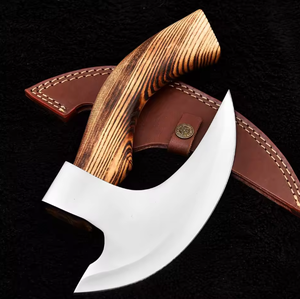Couteau à pizza professionnel LEGACY BLADES en acier Damas avec manche en bois, antidérapant et durable, outil de cuisine - Product Image 2